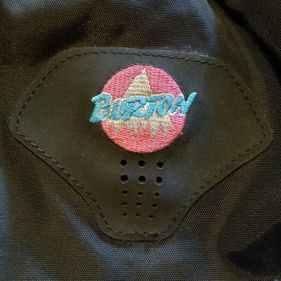 Retro 80s style Burton color block backpack neon green pink blue - Picture 8 of 9